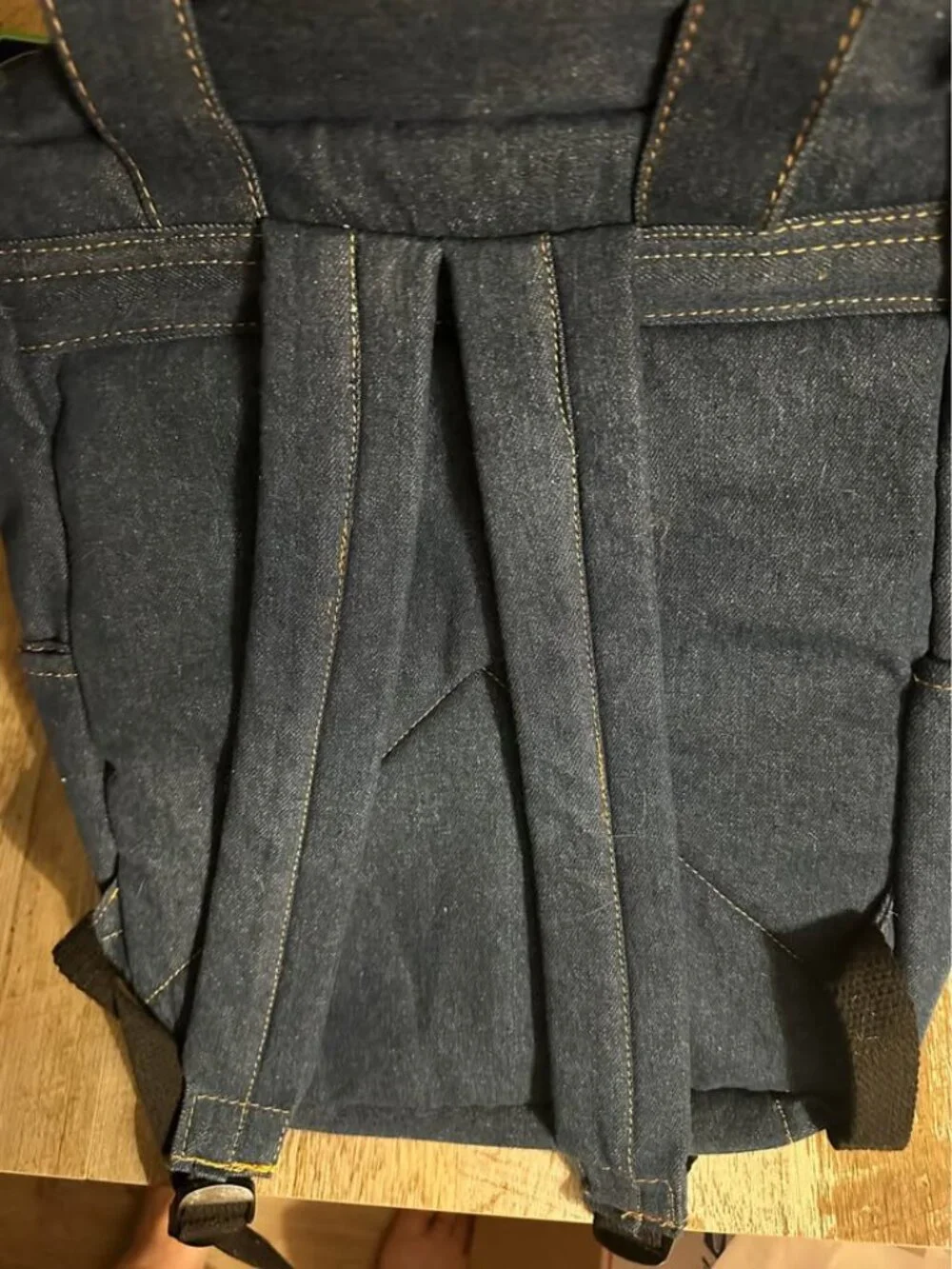 Denim Backpack by Planet Gold